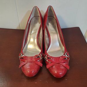 Alfani Faux Snakeskin Pumps